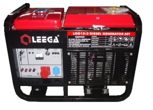 Дизель генератор Leega LDG12 с автозапуском