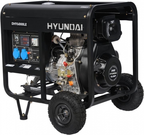 Дизель генератор Hyundai DHY 6000LE