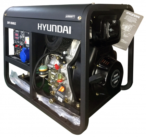 Дизель генератор Hyundai DHY 8500LE