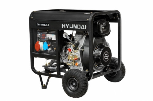 Дизель генератор Hyundai DHY8000LE-3
