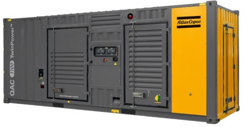 800 кВт Atlas Copco QAC 1100 (800 кВт) TWINPOWER